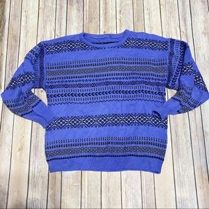 VINTAGE Oversized Crewneck Sweater Periwinkle